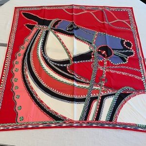 Hermes silk scarf, Robe du Soir 90